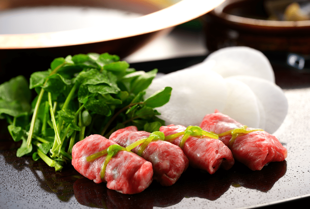 Meat for luxurious creative kaiseki cuisine image