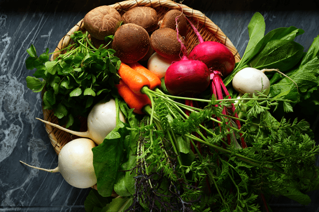 plenty of fresh vegetables image