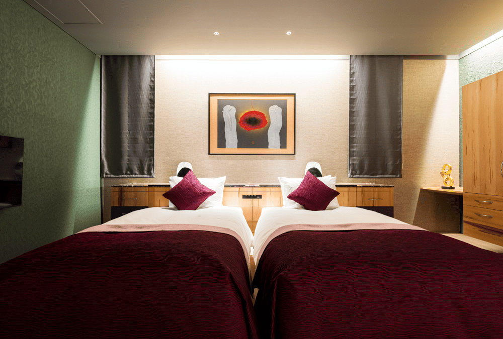 Enjoy a blissful sleep on a comfortable and soothing semi-double bed